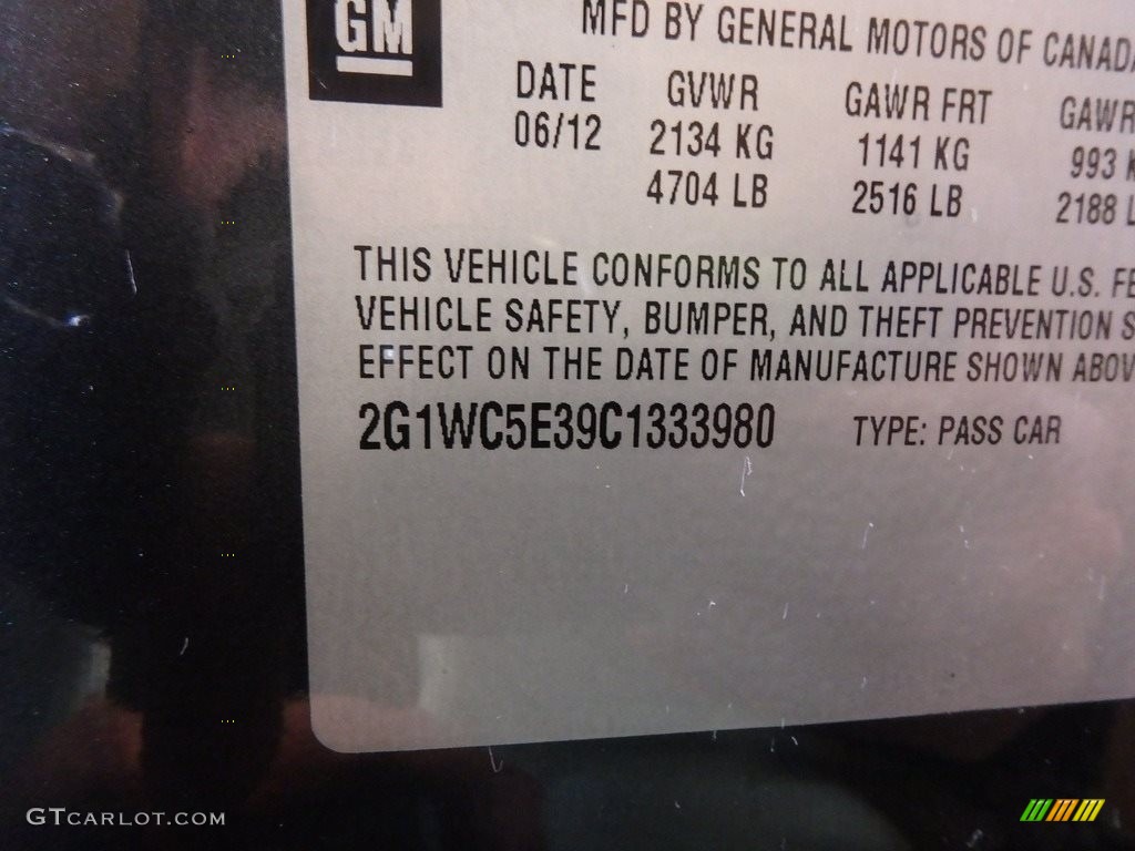 2012 Impala LTZ - Ashen Gray Metallic / Gray photo #11
