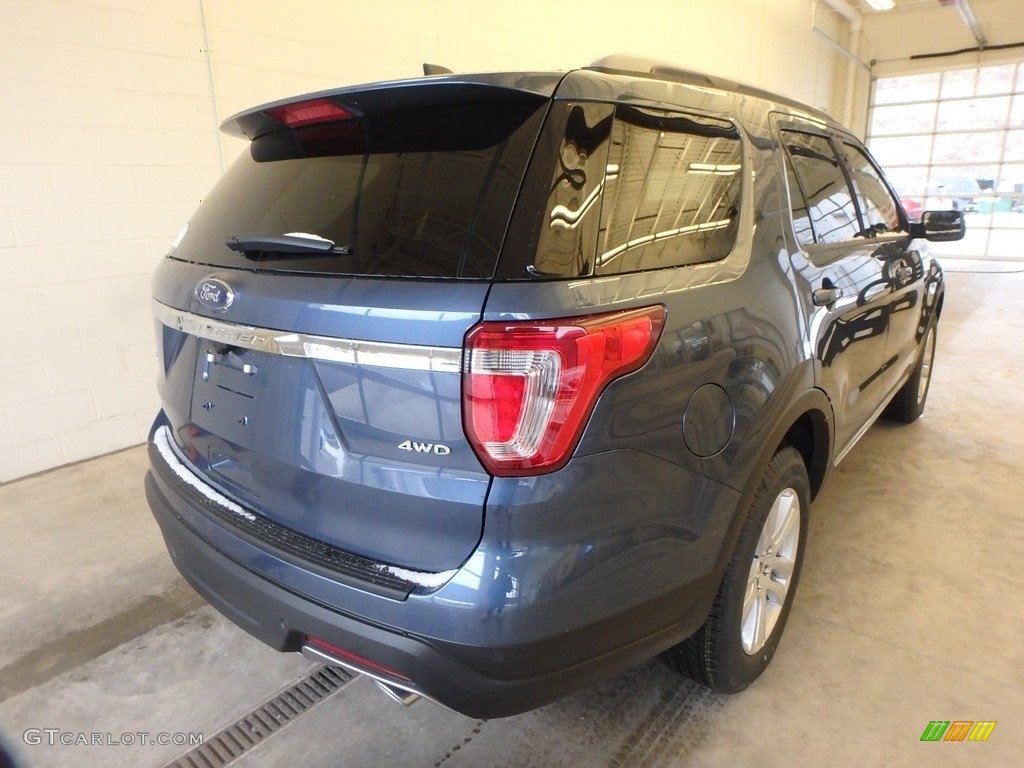 2018 Explorer XLT 4WD - Blue Metallic / Ebony Black photo #2