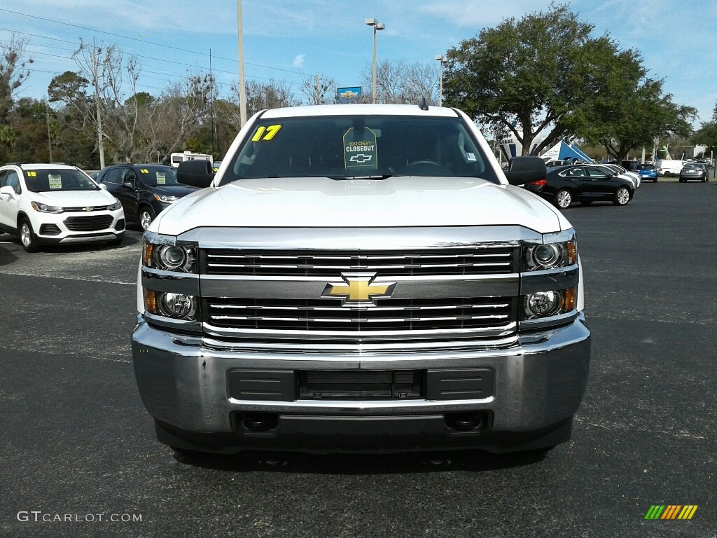 2017 Silverado 2500HD Work Truck Regular Cab 4x4 - Summit White / Dark Ash/Jet Black photo #8