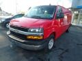 2018 Red Hot Chevrolet Express 2500 Cargo Extended WT  photo #2