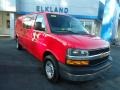 2018 Red Hot Chevrolet Express 2500 Cargo Extended WT  photo #4