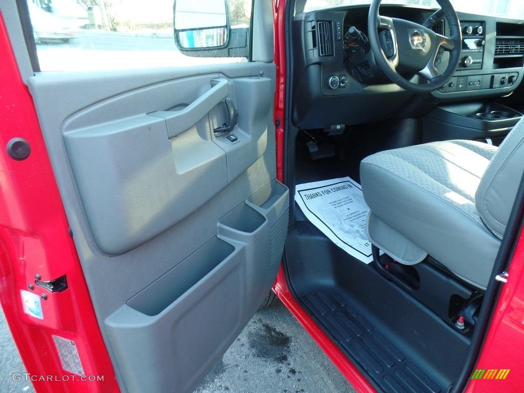 2018 Express 2500 Cargo Extended WT - Red Hot / Medium Pewter photo #12