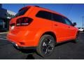 2018 Blood Orange Dodge Journey Crossroad  photo #6