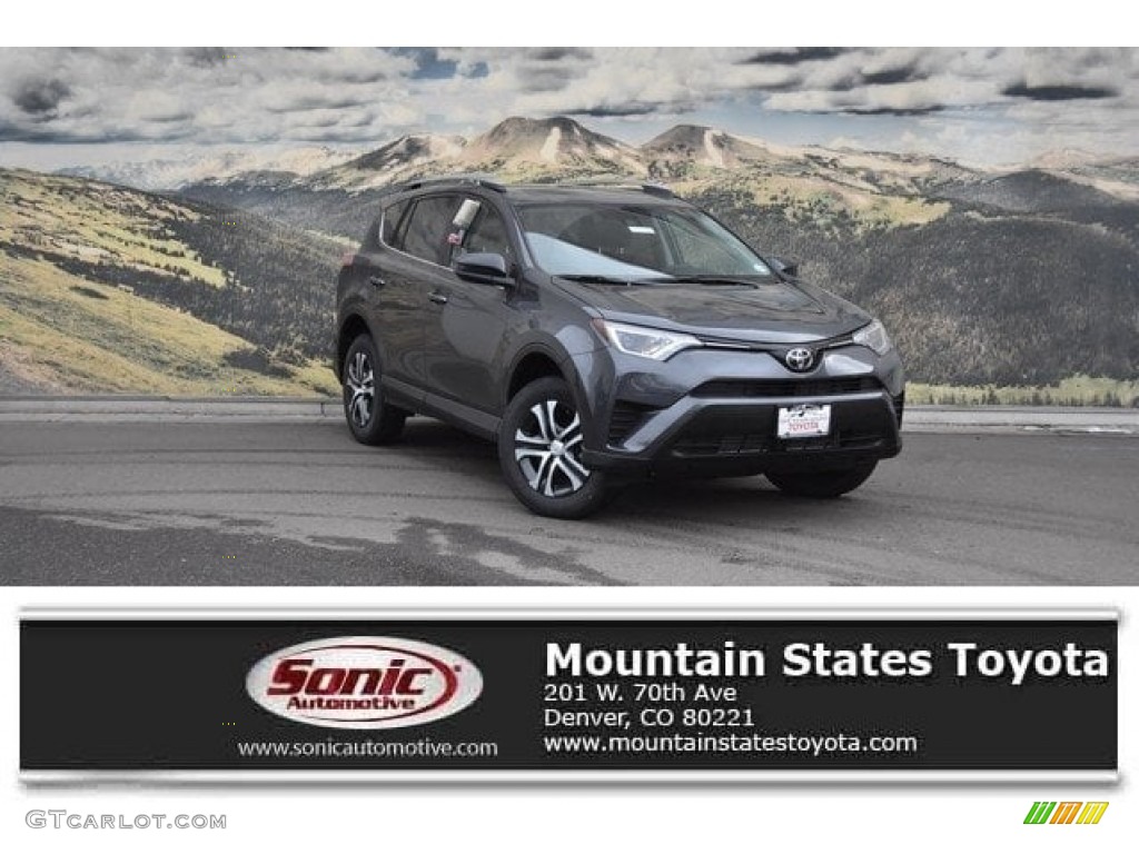 2018 RAV4 LE AWD - Magnetic Gray Metallic / Black photo #1