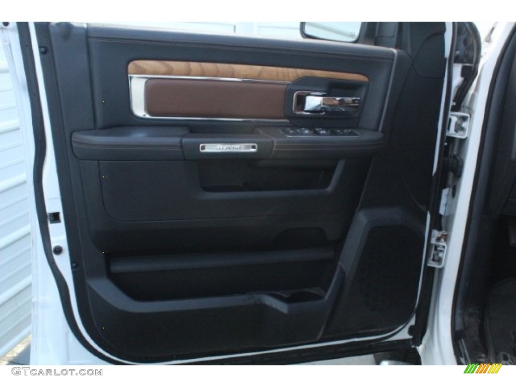 2014 1500 Laramie Longhorn Crew Cab - Bright White / Longhorn Canyon Brown/Light Frost photo #13