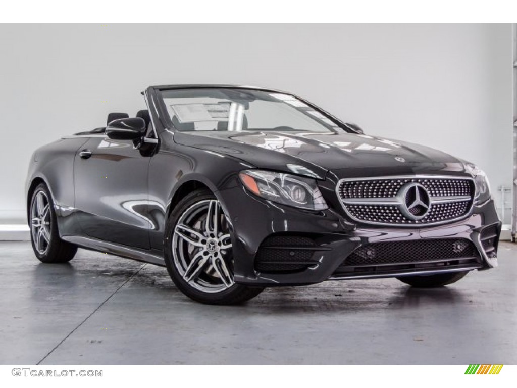 2018 E 400 Convertible - Obsidian Black Metallic / Black photo #12