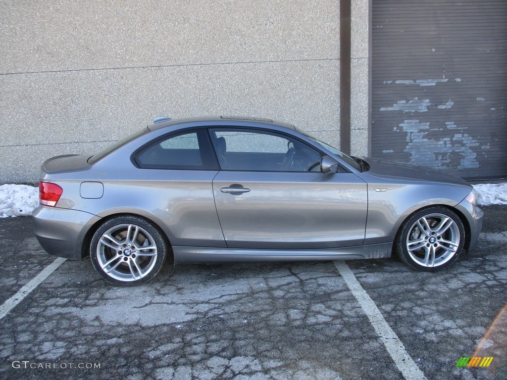 2012 1 Series 135i Coupe - Space Grey Metallic / Black photo #2