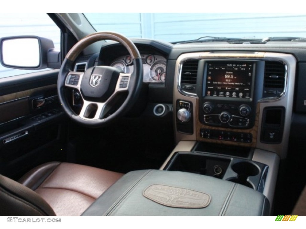 2014 1500 Laramie Longhorn Crew Cab - Bright White / Longhorn Canyon Brown/Light Frost photo #30