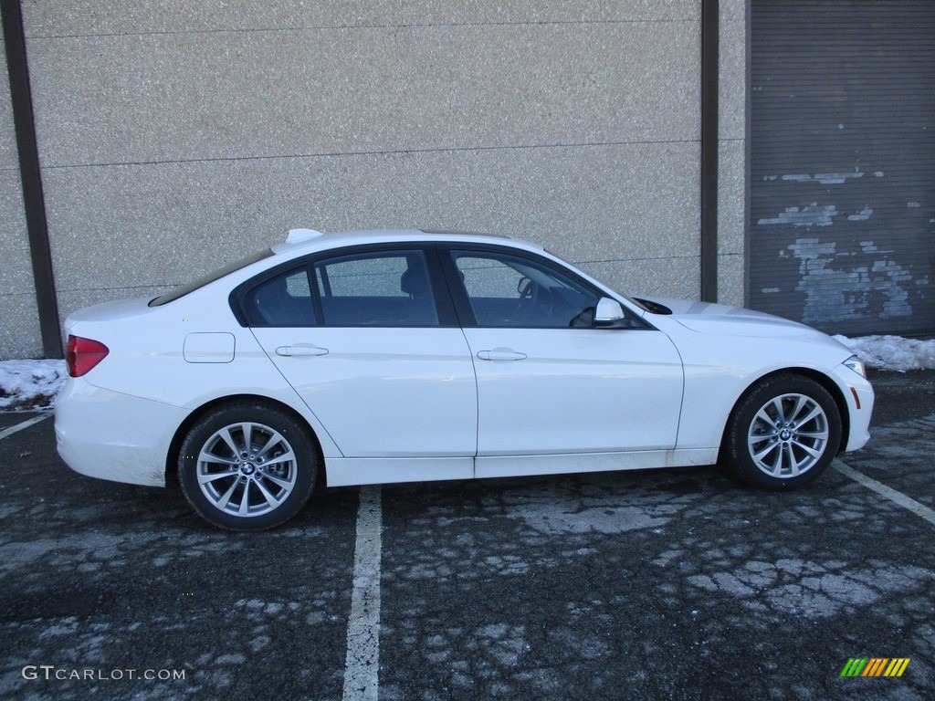 2018 3 Series 320i xDrive Sedan - Alpine White / Black photo #2