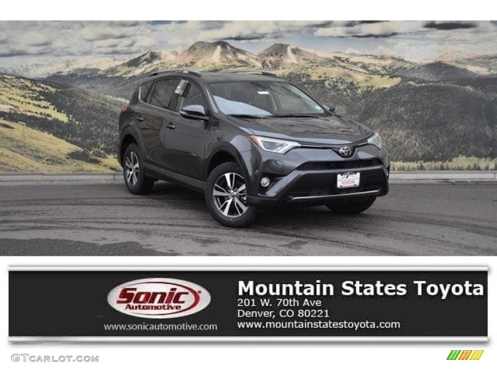 2018 RAV4 XLE AWD - Magnetic Gray Metallic / Black photo #1