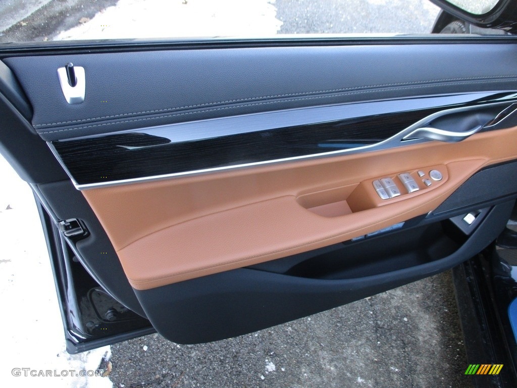 2018 7 Series 740i xDrive Sedan - Black Sapphire Metallic / Cognac photo #10