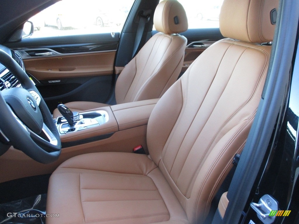 2018 7 Series 740i xDrive Sedan - Black Sapphire Metallic / Cognac photo #12