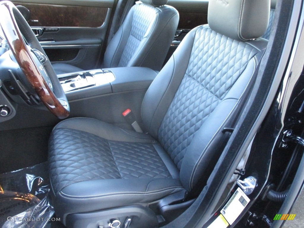 Ebony Interior 2018 Jaguar XJ XJL Portfolio AWD Photo #125101895