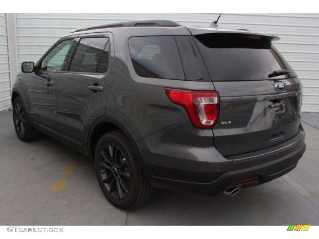 2018 Explorer XLT - Magnetic Metallic / Ebony Black photo #7