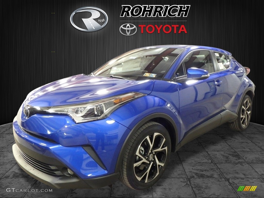 2018 C-HR XLE - Blue Eclipse Metallic / Black photo #4