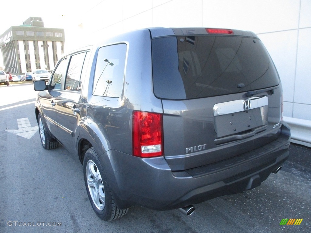 2015 Pilot EX-L 4WD - Modern Steel Metallic / Gray photo #3
