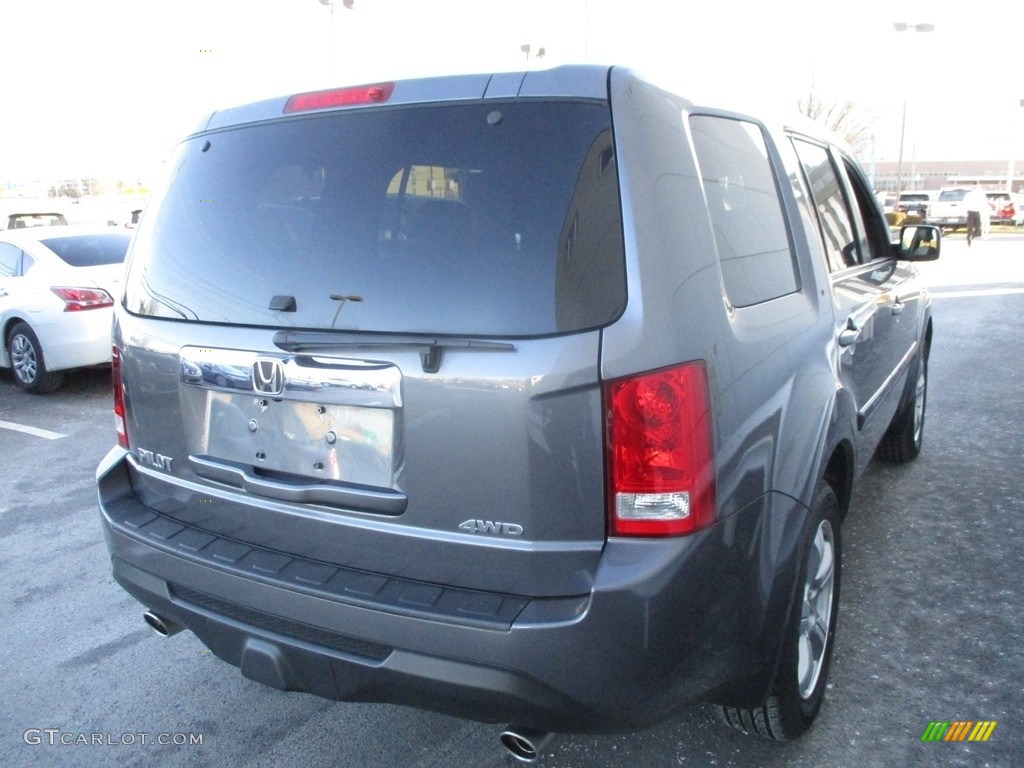 2015 Pilot EX-L 4WD - Modern Steel Metallic / Gray photo #5