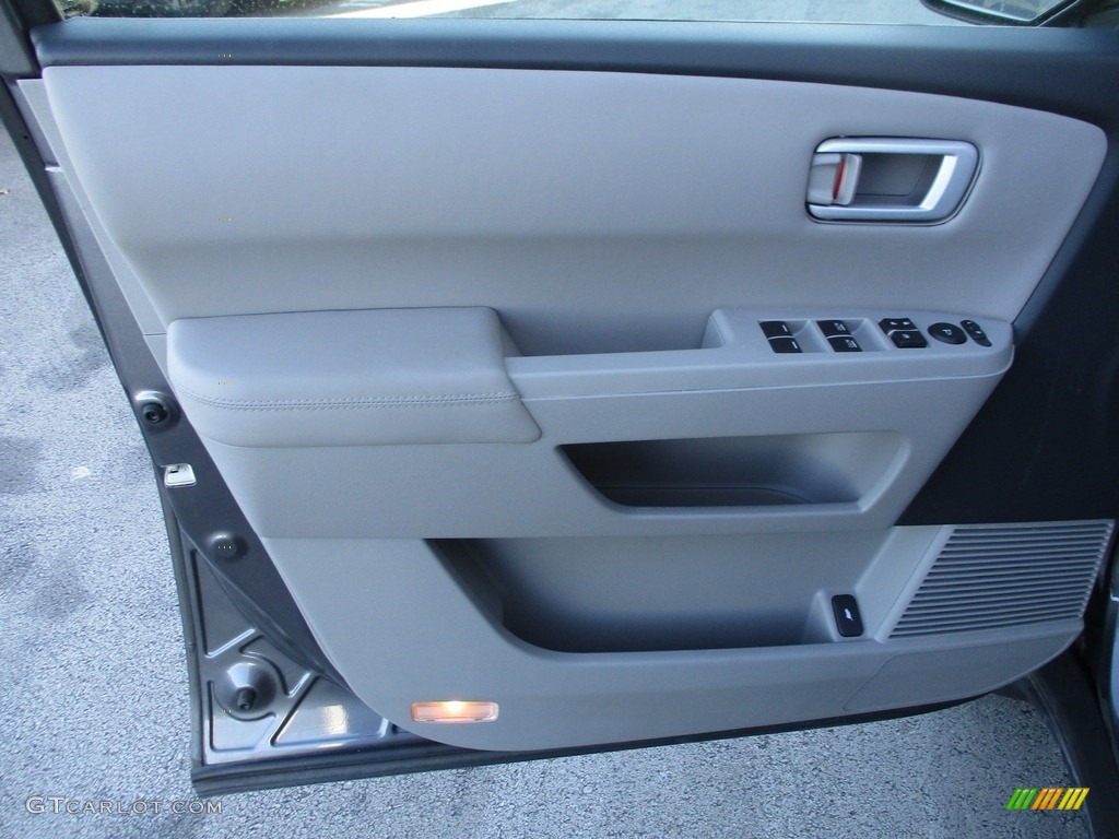 2015 Pilot EX-L 4WD - Modern Steel Metallic / Gray photo #10