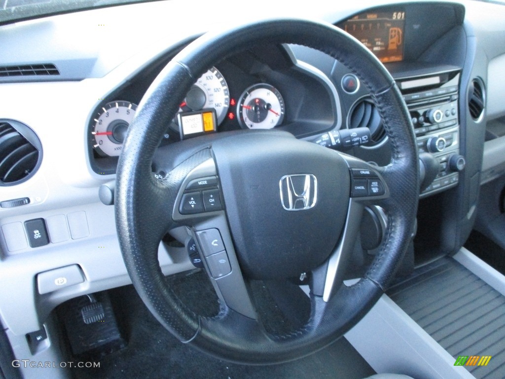 2015 Pilot EX-L 4WD - Modern Steel Metallic / Gray photo #15