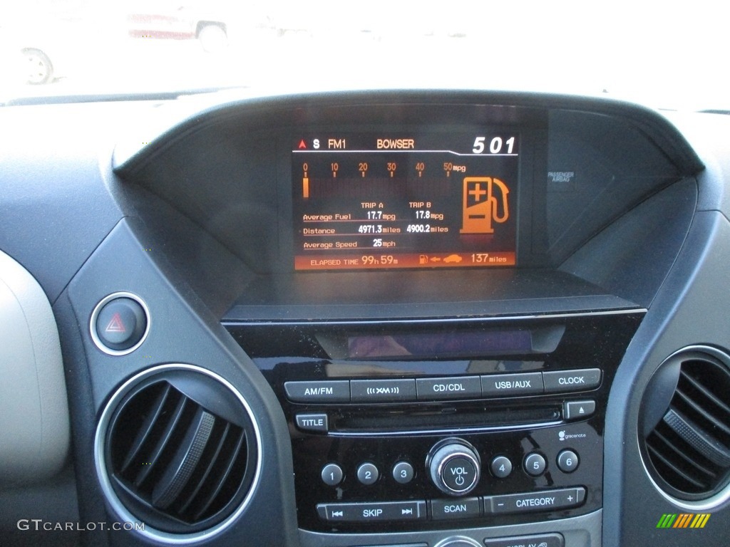 2015 Pilot EX-L 4WD - Modern Steel Metallic / Gray photo #16