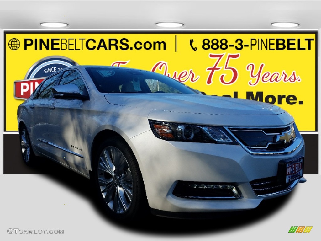 2018 Impala Premier - Iridescent Pearl Tricoat / Jet Black/Light Wheat photo #1