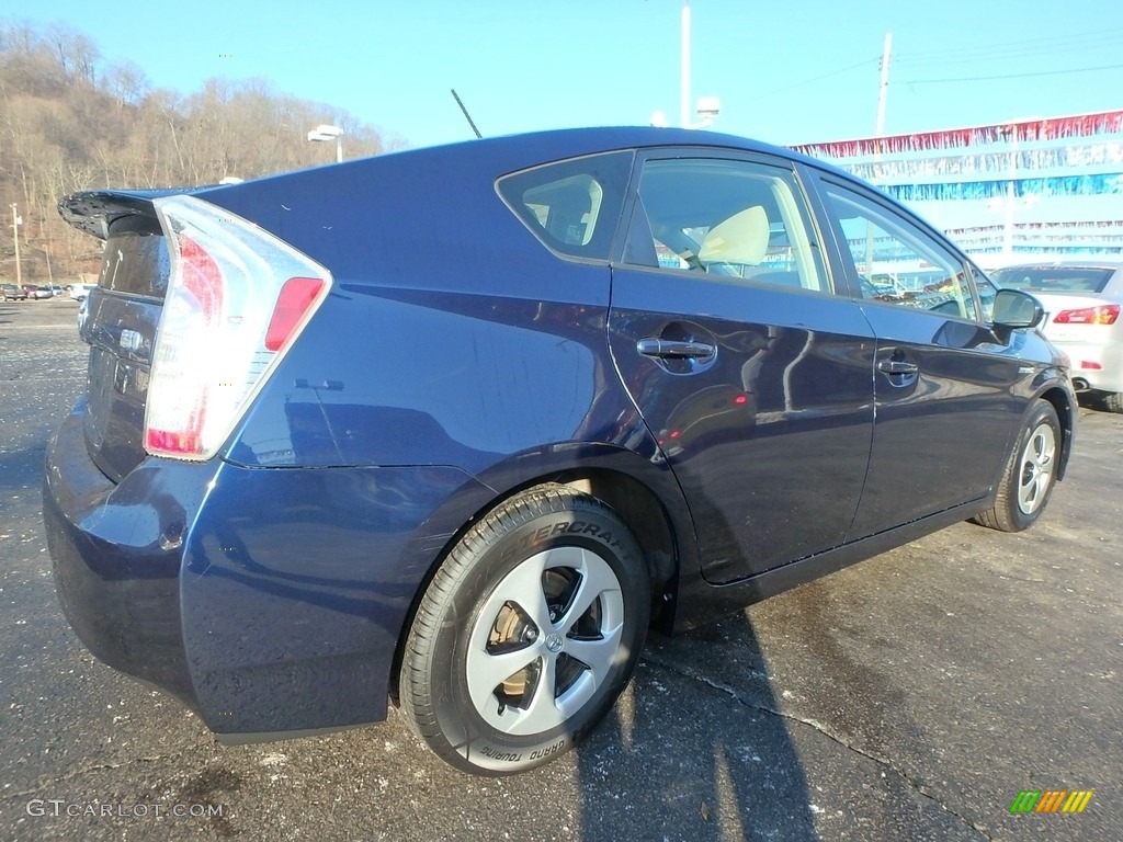 2012 Prius 3rd Gen Two Hybrid - Nautical Blue Metallic / Bisque photo #2