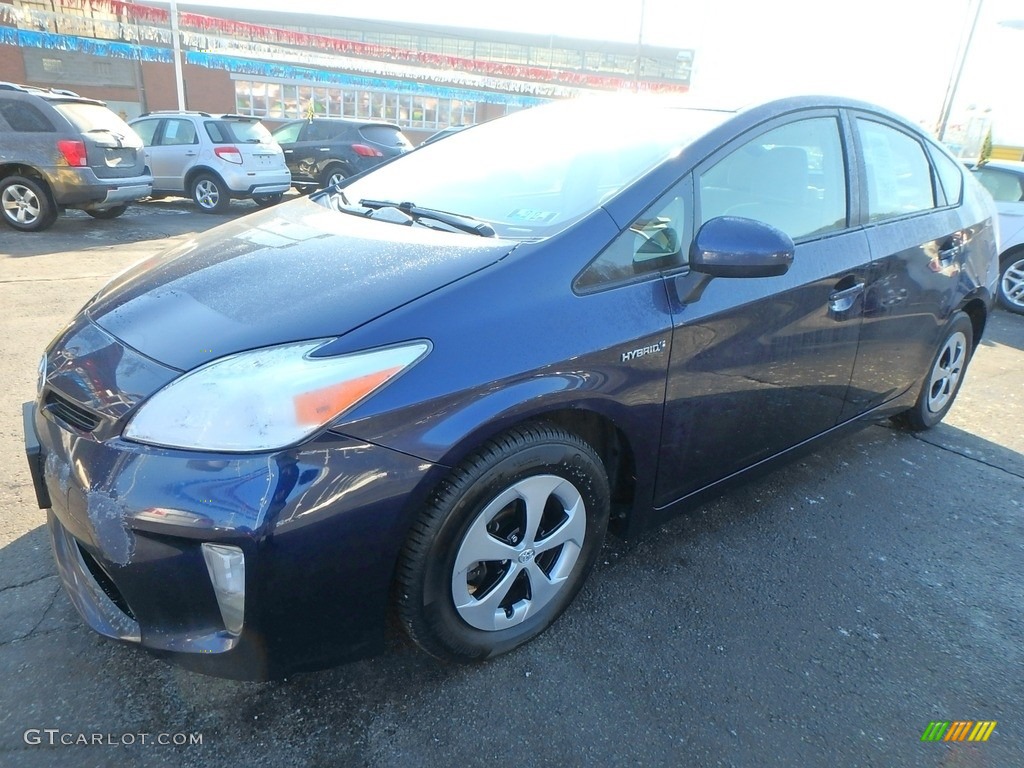 2012 Prius 3rd Gen Two Hybrid - Nautical Blue Metallic / Bisque photo #7