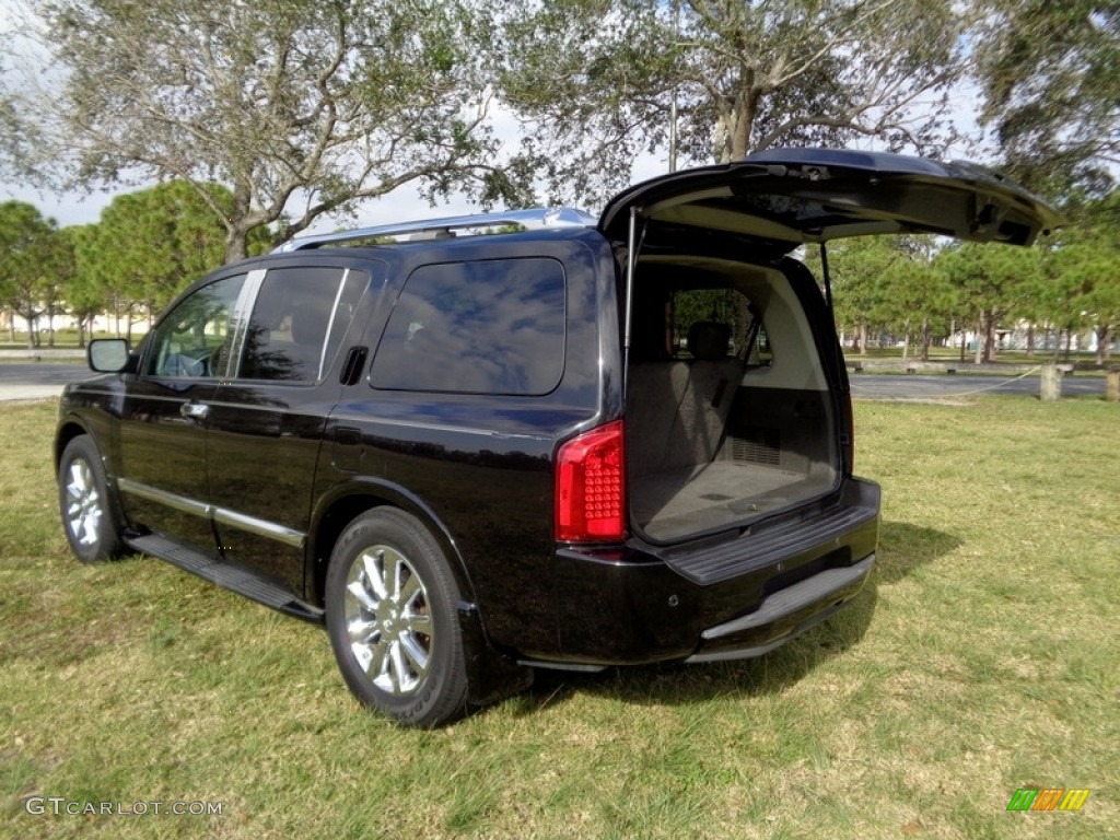 2007 QX 56 - Liquid Onyx Black / Graphite Black photo #79