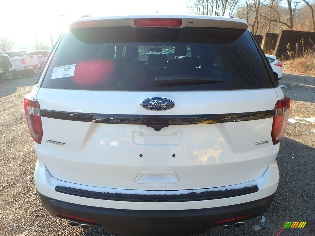 2018 Explorer Sport 4WD - White Platinum / Ebony Black photo #4