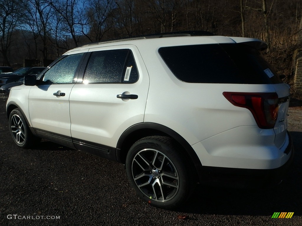 2018 Explorer Sport 4WD - White Platinum / Ebony Black photo #5