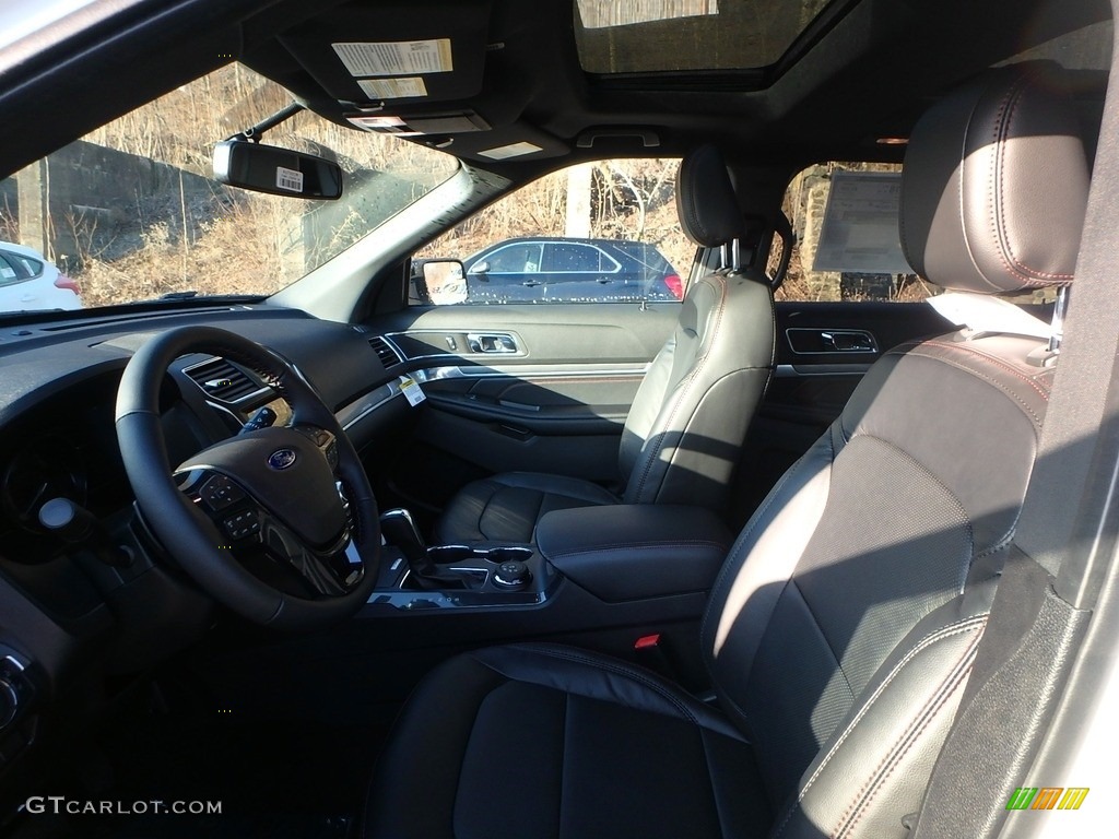 2018 Explorer Sport 4WD - White Platinum / Ebony Black photo #10
