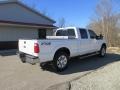 2014 White Platinum Tri-Coat Ford F250 Super Duty Lariat Crew Cab 4x4  photo #8