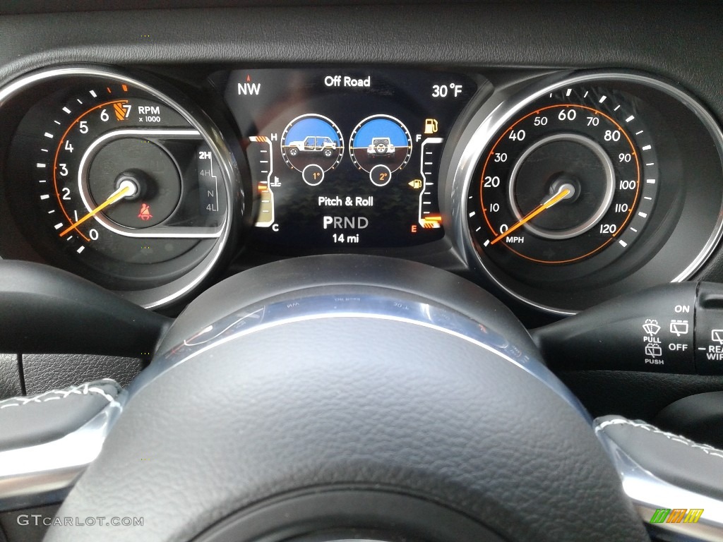 2018 Jeep Wrangler Unlimited Sahara 4x4 Gauges Photo #125115050
