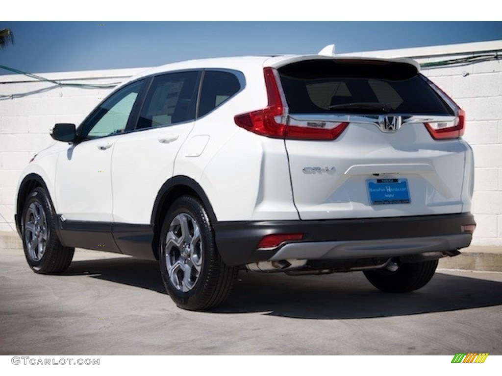 2018 CR-V EX - White Diamond Pearl / Black photo #2