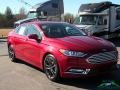 2018 Ruby Red Ford Fusion S  photo #7