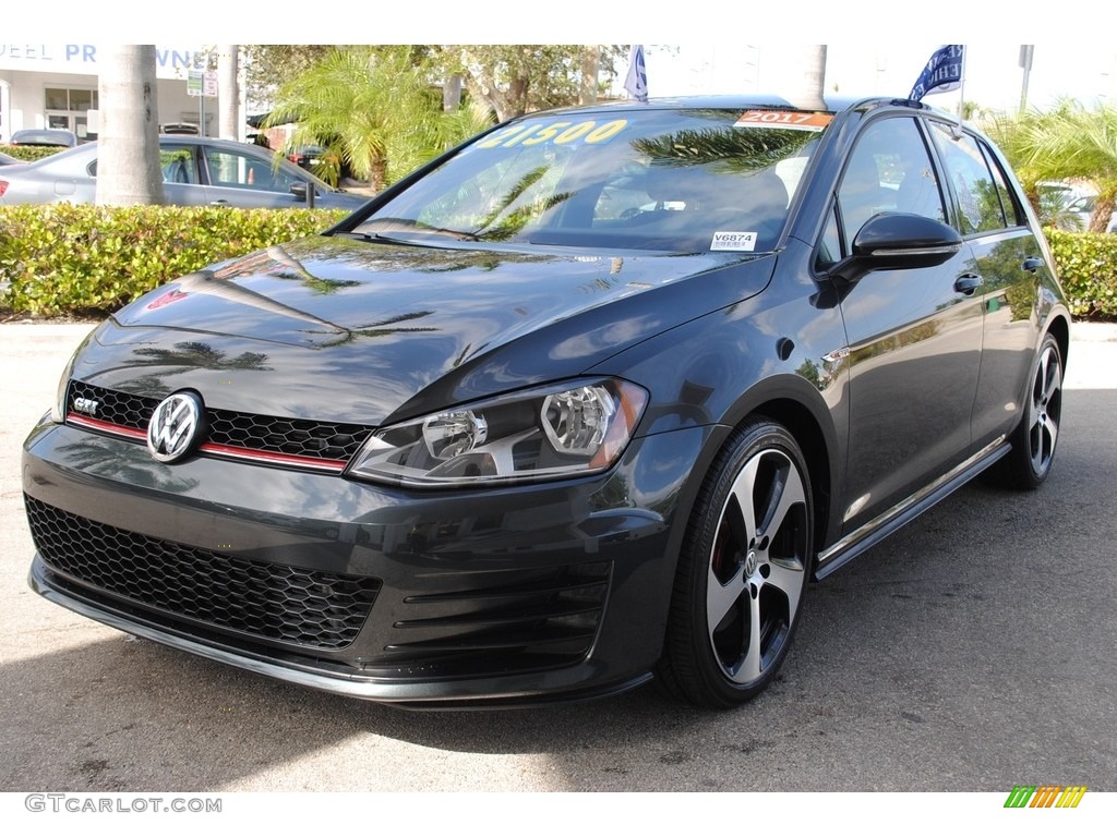 2017 Golf GTI 4-Door 2.0T S - Carbon Steel Gray Metallic / Titan Black photo #5