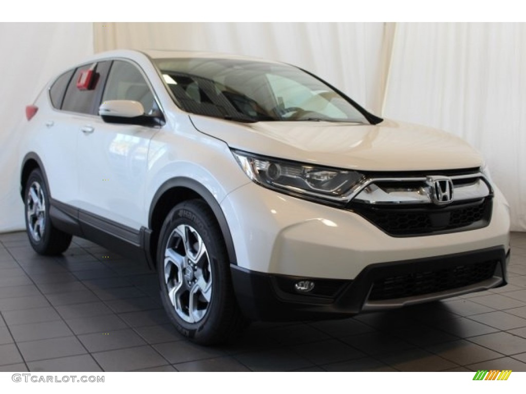 2018 CR-V EX-L - White Diamond Pearl / Black photo #2
