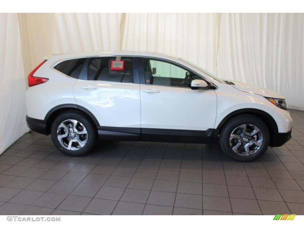2018 CR-V EX-L - White Diamond Pearl / Black photo #3
