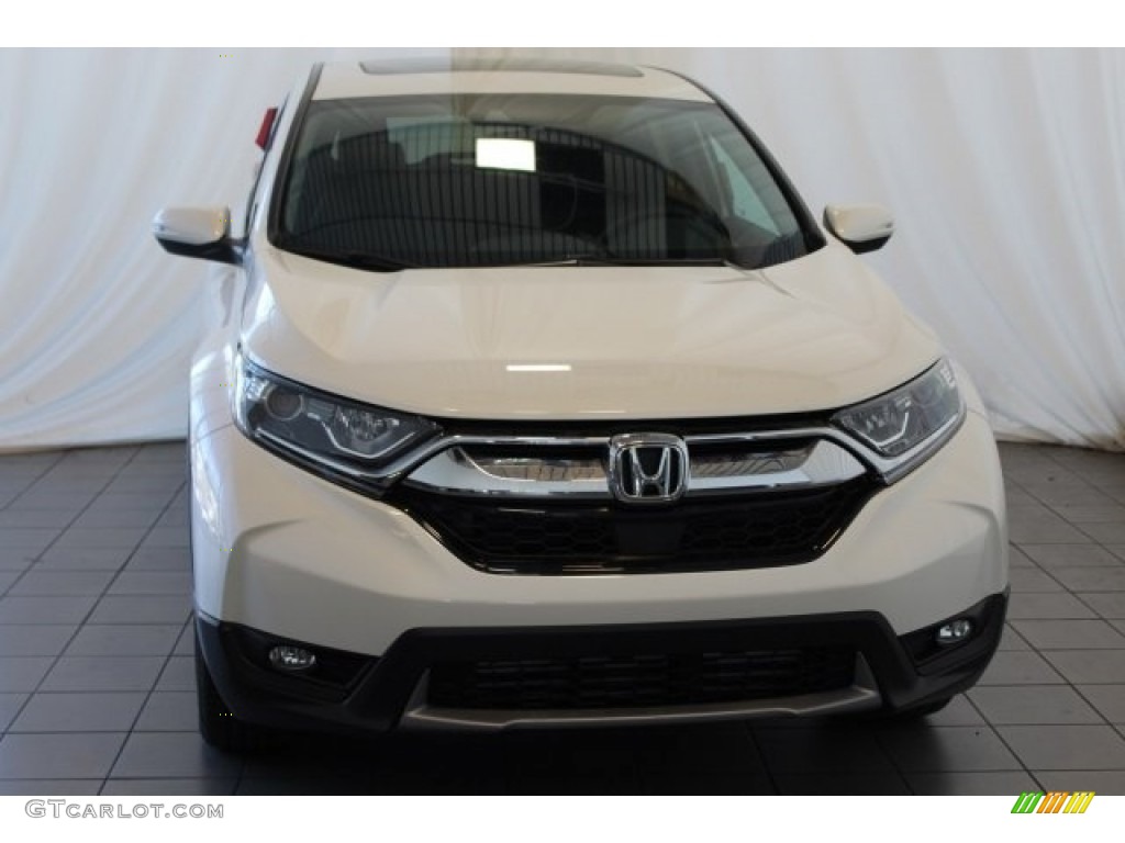 2018 CR-V EX-L - White Diamond Pearl / Black photo #4