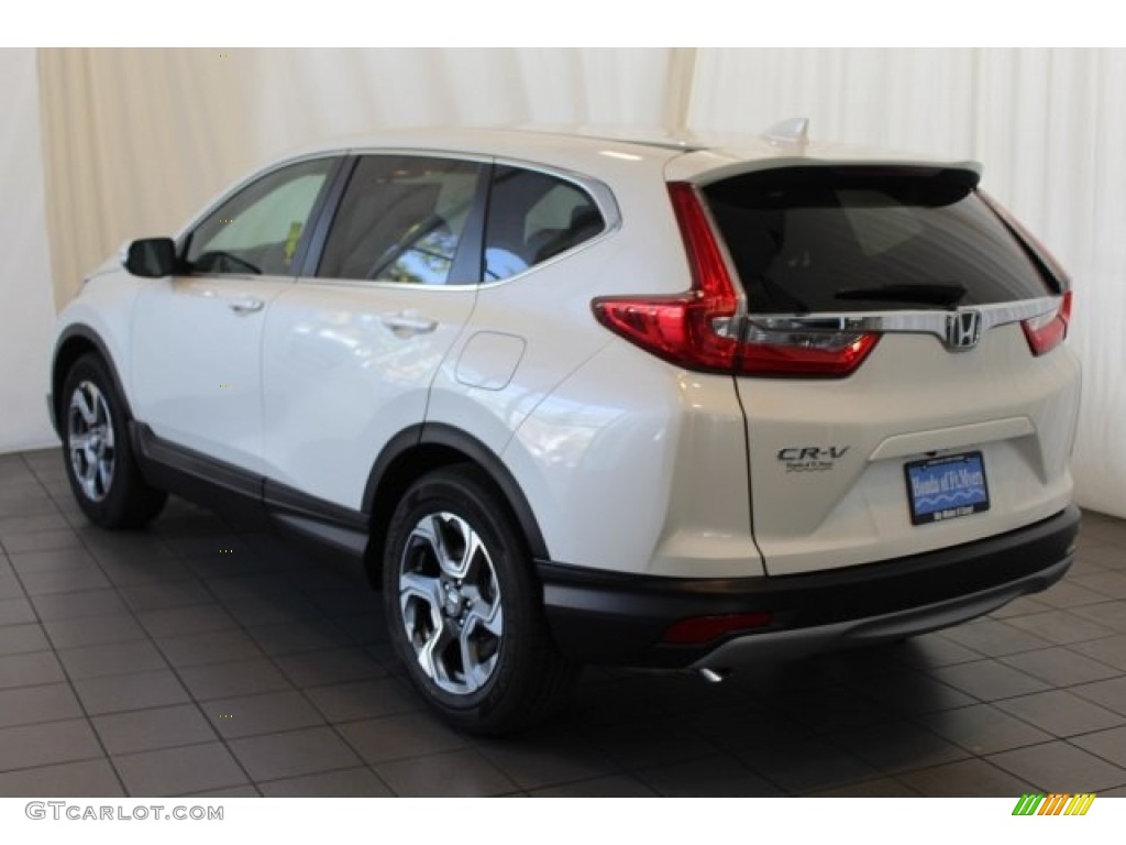 2018 CR-V EX-L - White Diamond Pearl / Black photo #7
