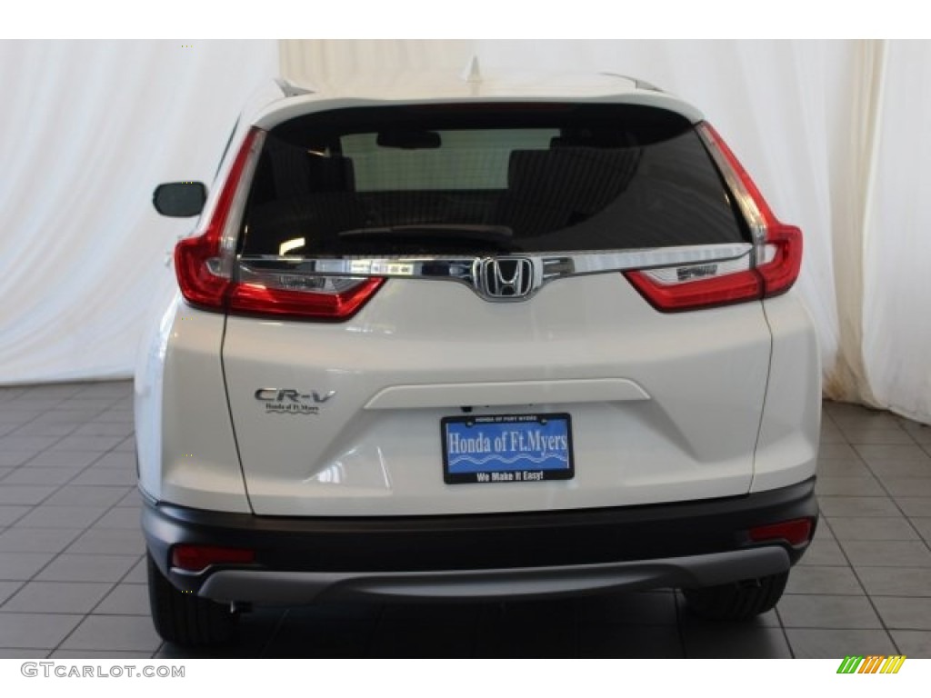 2018 CR-V EX-L - White Diamond Pearl / Black photo #8