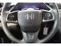Black 2018 Honda Civic LX Sedan Steering Wheel