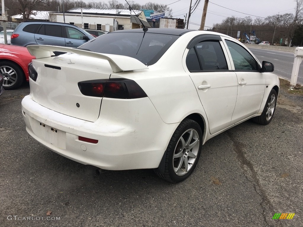 2008 Lancer DE - Wicked White / Black photo #3