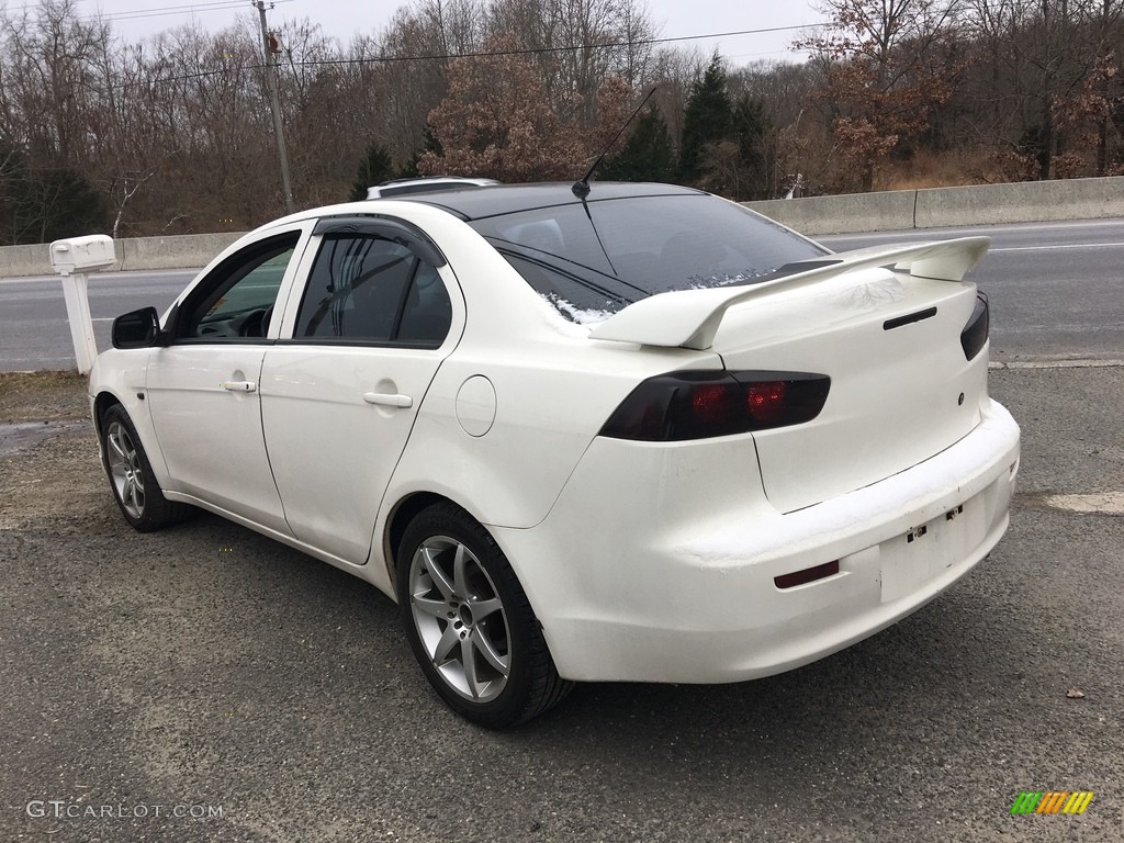 2008 Lancer DE - Wicked White / Black photo #5