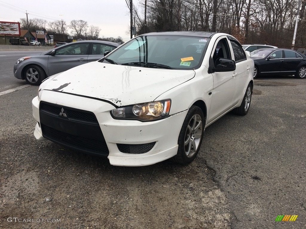 2008 Lancer DE - Wicked White / Black photo #7