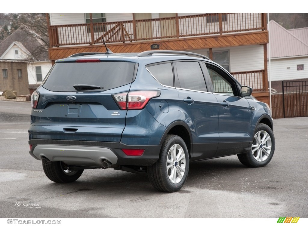 2018 Escape SE 4WD - Blue Metallic / Charcoal Black photo #3