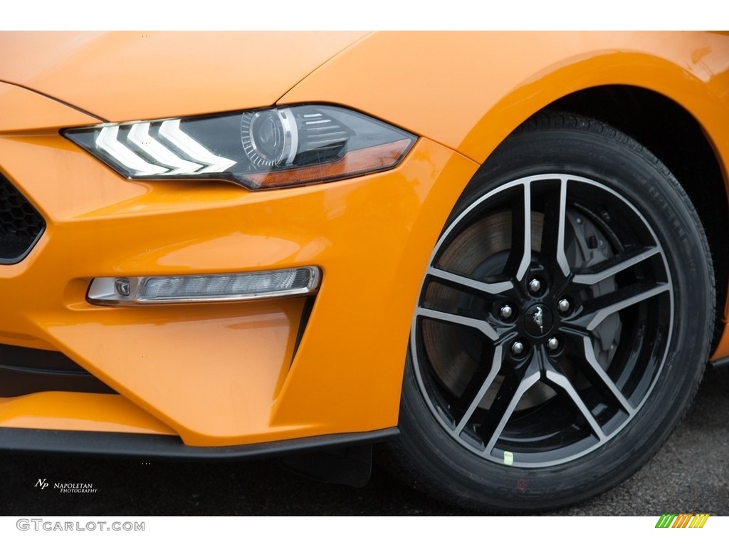 2018 Mustang GT Premium Fastback - Orange Fury / Ebony photo #3