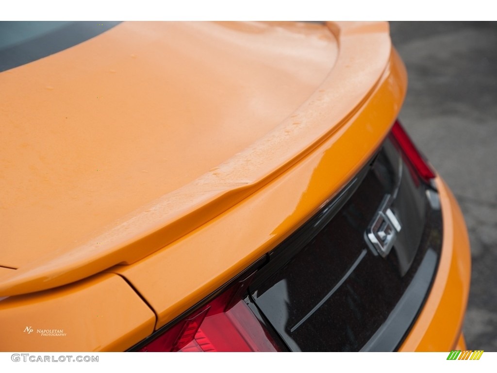 2018 Mustang GT Premium Fastback - Orange Fury / Ebony photo #4
