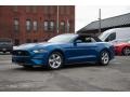 2018 Lightning Blue Ford Mustang EcoBoost Convertible  photo #1