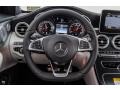 2018 Mercedes-Benz C Crystal Grey/Black Interior Steering Wheel Photo